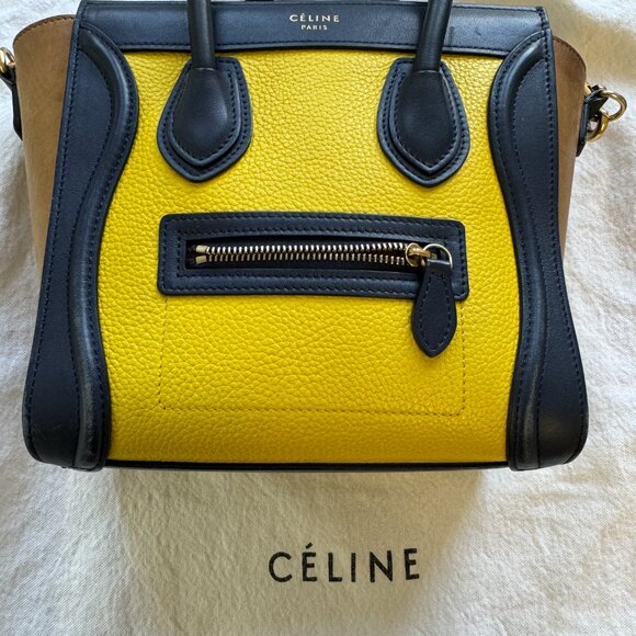 Great condition Celine Leather Luggage Nano with dust bag - Picture 14 of 14